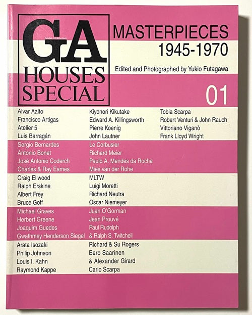 GA HOUSES SPECIAL 01 MASTERPIECES 1945-1970