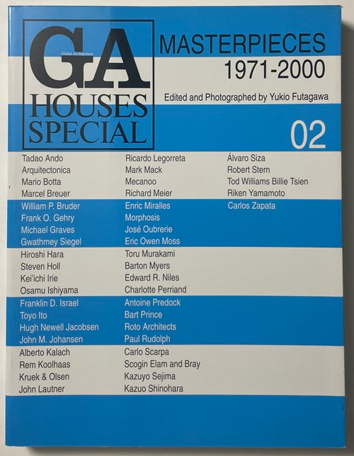 GA HOUSES SPECIAL 02 MASTERPIECES 1971-2000