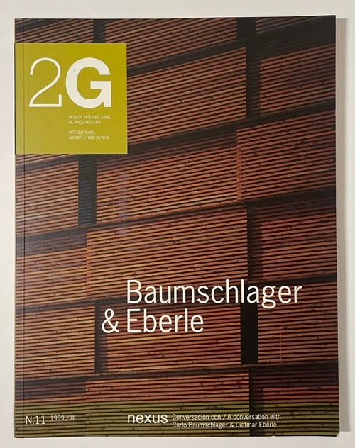 2G No.11 Baumschlager & Eberle バウム・シュレーガー＆エベーレ