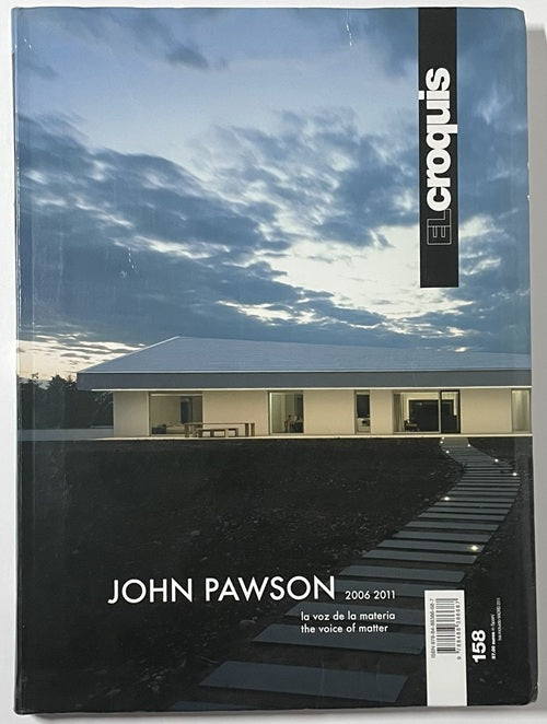 EL CROQUIS 158　John Pawson　2006-2011
