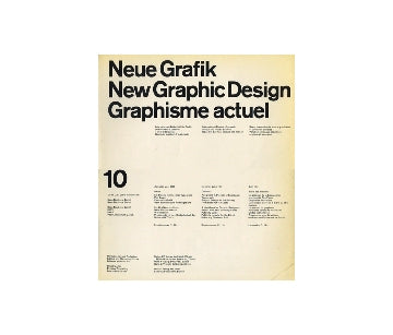 Neue Grafik 10 ノイエ・グラフィック 10
