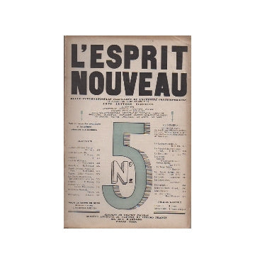 L'ESPRIT NOUVEAU no.05　エスプリ・ヌーヴォー
