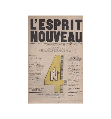 L'ESPRIT NOUVEAU　no.04　エスプリ・ヌーヴォー