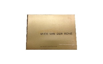 MIES VAN DER ROHE:drawings in the collection of the museum of modern art new york