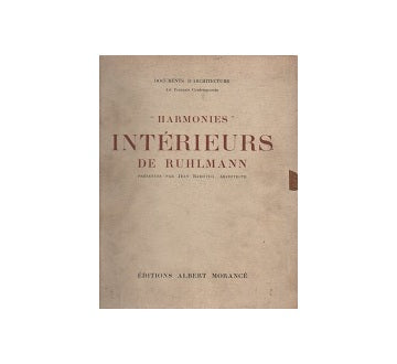 Interieurs de Ruhlmann