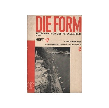 Die Form　1930年09月号