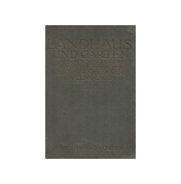 Landhaus und Garten（郊外住宅と庭） 新版