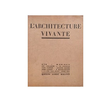 L'architecture Vivante 1924 Ete（夏号）