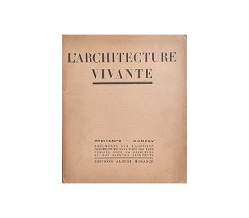 L'architecture Vivante 1925 Printemps（春号）