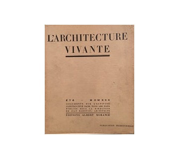 L'architecture Vivante 1930 Ete（夏号）