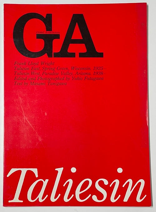 GA 15 フランク・ロイド・ライト タリアセン・ウエスト&イースト