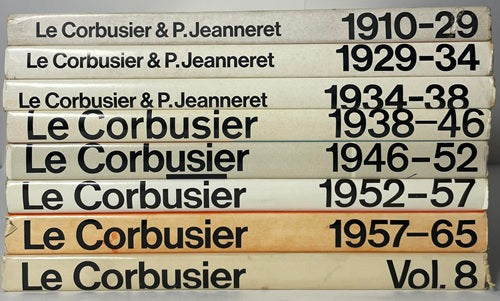 LE CORBUSIER COMPLETE WORKS 8set ル・コルビュジエ全集 全8巻（旧版）