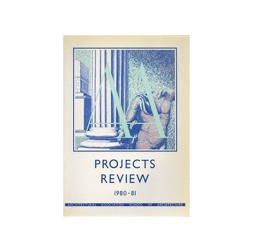 AA BOOK PROJECTS REVIEW 1980-81