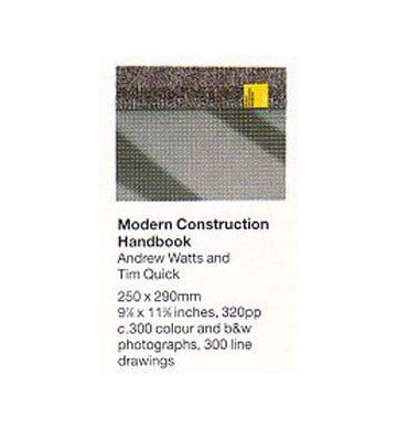 MODERN CONSTRUCTION HANDBOOK
モダン・コンストラクション・ハンドブック