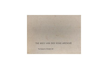 The Mies van der Rohe Archive vol.4