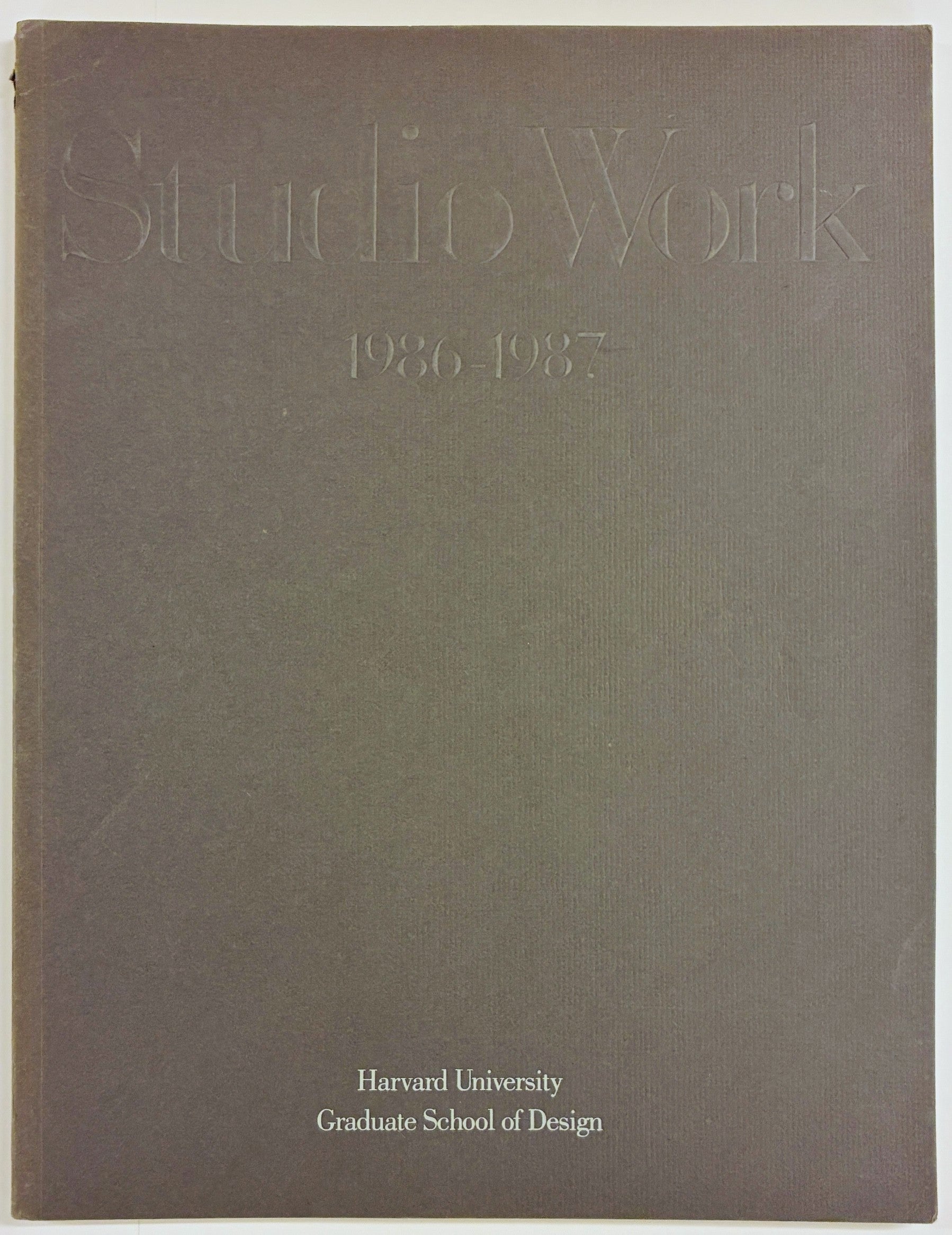 Studio Work 1986-1987