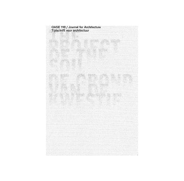 OASE 110 The Project of the Soil