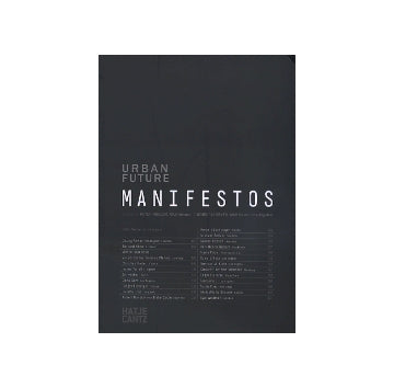 URBAN FUTURE MANIFESTOS
