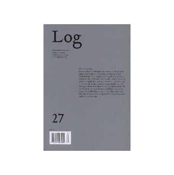 Log 27 WINTER／SPRING 2013