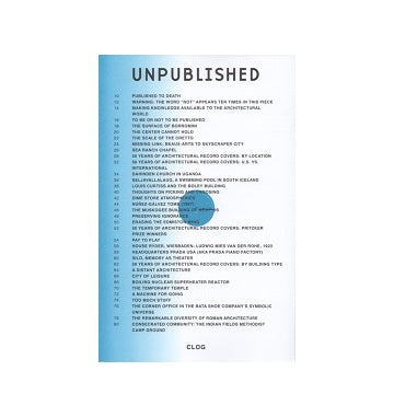 CLOG UNPUBLISHED