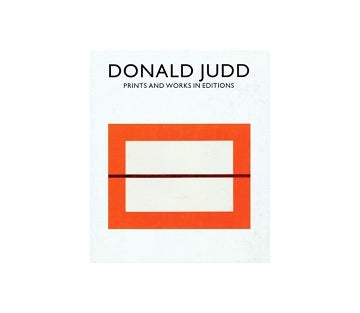 Donald Judd Prints and Works in Editions