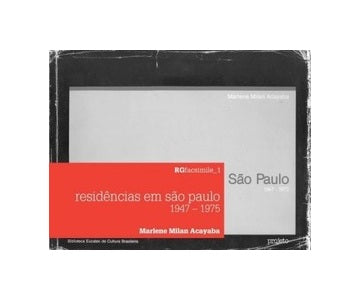 residencias em Sao Paulo 1947-1975