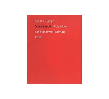 Donald Judd：Kunst＋Design