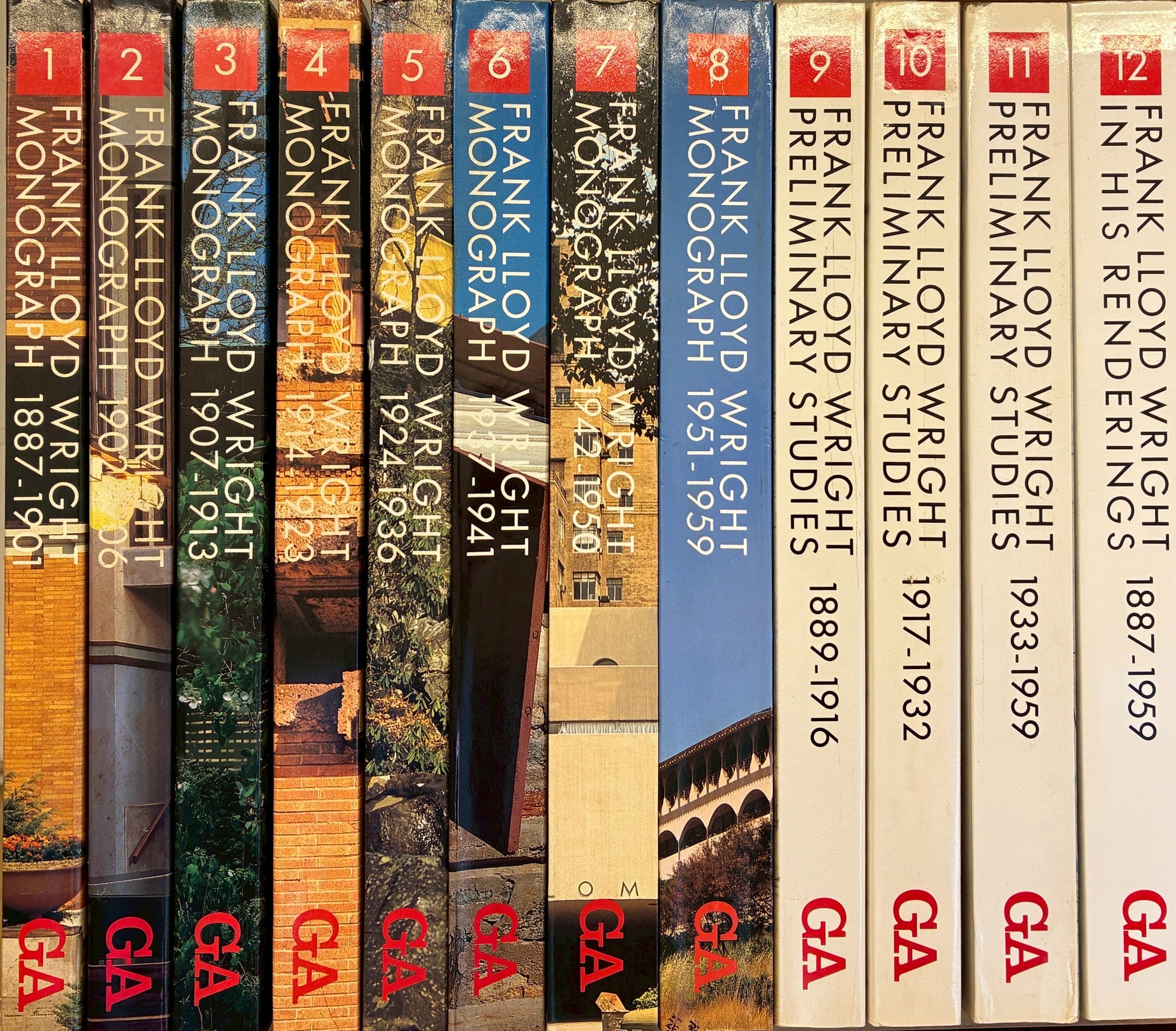 フランク・ロイド・ライト全集 全12巻（普及版）
FRANK LLOYD WRIGHT MONOGRAPH